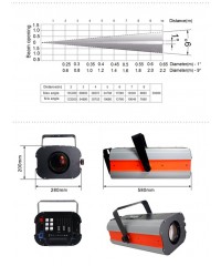 Следящий прожектор  STLS FOLLOW SPOT LED 300w